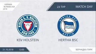 AFL18. Germany. Bundesliga. Day 23. KSV Holstein - Hertha BSC