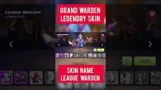 UNLOCKING GRAND WARDEN LEGENDARY SKIN &ldquo;LEAGUE WARDEN&rdquo; IN CLASH OF CLANS! #coc #legendary #skins