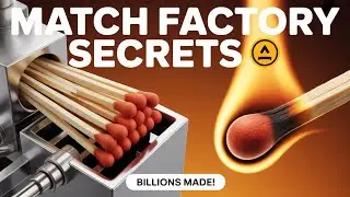 Billions of Matches Made! 🔥 #information  #factorymade  #matchfactory #innovation  #matchproduction