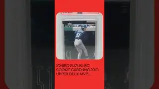 ICHIRO SUZUKI RC ROOKIE CARD #60 2001 UPPER DECK MVP BASEBALL GRADED PSA 9