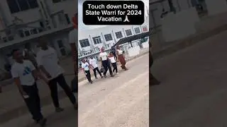 Touch down delta state Warri let the vacation begin let&rsquo;s go #realwarripikin #vacation