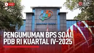 🔴 LIVE - Pengumuman BPS soal PDB RI Kuartal IV-2025 | BREAKING NEWS