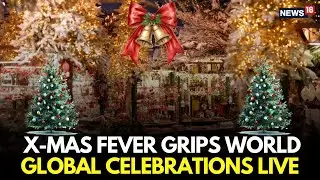 Christmas Countdown 2025 LIVE | Christmas Celebrations Across Globe 24*7 LIVE Cam | N18G