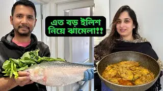 ইলিশ মাছ বাড়ি আসলেই জামাই বউয়ের ঝগড়া বেঁধে যায়|অবশেষে মাছ কি কারো খাওয়া হলো|JF DISHA VLOGS|