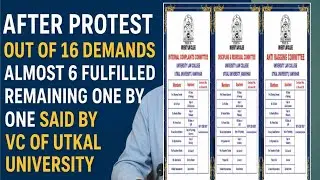 University law college Protest Update | 6 Demands Fulfilled, Remaining to Be Solved Soon , Says VC