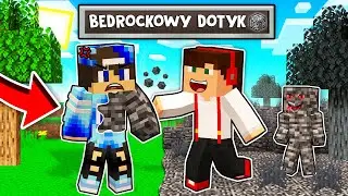 WSZYSTKO CZEGO DOTKNĘ ZAMIENIA SIĘ W BEDROCK W MINECRAFT?! GPLAY & LAKI