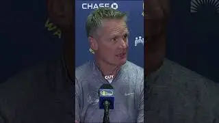 Steve Kerr speaks on Draymond Green's indefinite suspension #shorts