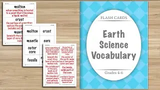 Flash Cards: Earth Science Vocabulary - Ibby Resources