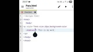 Inline styling in paragraph tags | HTML CSS | what is Bold and Italic tag ?