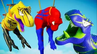 SUPERHERO DINOSAURS TREX BATTLE IREX SHOWCASE 1 HOUR DINOSAUR COMPILATION JURASSIC WORLD EVOLUTION 2