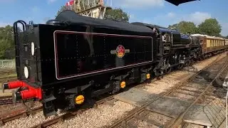 BR Standard 5 | 73082 &lsquo;Camelot&rsquo; | Giants of Steam | Bluebell Railway | Horsted Keynes | 09/10/21