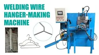 Do you know how to make clothe hangers | welding wire hanger making machine | metal hanger machine