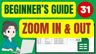 Excel для начинающих | Увеличение и уменьшение масштаба Excel #excel #exceltutorial #exceltips #e...