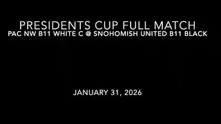 Full Match: Pac NW B11 White C @ Snohomish United B11 Black