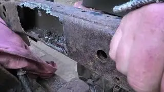 chassis repairs on a ( rot) d22 nissan