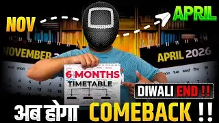 Last 6 Months to NEET 2026 || My Strategy to COMEBACK in November || @PW-NEETWallah #neet #pw