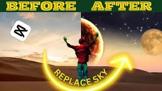 How to Replace Sky with Epic Fantasy Scenes in CapCut | Easy Tutorial |