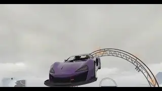Fling throw massive fire holes snowy race(Gta5 races)