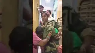 BSF lady soldier going for her duty of the Nation🇮🇳| at the same time she will miss her kid  #bsf