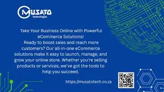 Take Your Business Online with Powerful eCommerce Solutions by Musato Technologies
