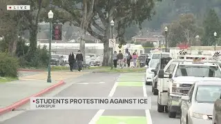 Larkspur students protest against ICE