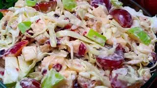 Esta ensalada de repollo siempre roba protagonismo 😲