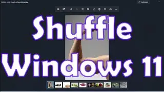 Слайд-шоу фотографий в случайном порядке в Windows 11