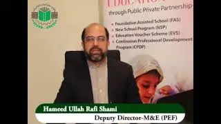 Orientation of field staff regarding SIS Verification of PEF Partner Schools