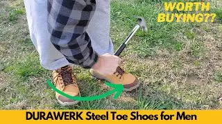DURAWERK Steel Toe Shoes for Men, Light Comfortable High Top Work Boots, Worth Buying?