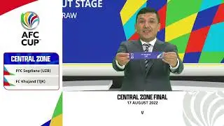 LIVE: AFC Cup™ 2022 Knockout Stage - Official Draw