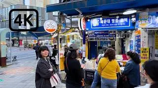 South Korea 4K [Walking Tour] Busan &mdash; Haeundae Market