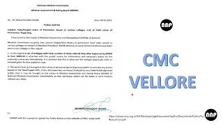 CMC VELLORE PG seats after MARB approval (2023-24) #cmcvellore #PGSeats #seatmatrix #NMC #newstatus