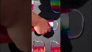 How to tie dye your white mask