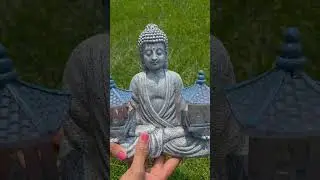 🧘&zwj;♂️ Outdoor Buddha Statue with Solar Light | Peaceful Garden Decor for Patio & Lawn 🌿