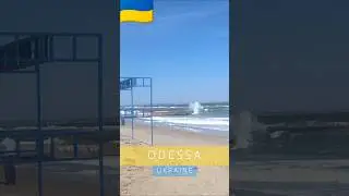 🇺🇦 #Odessa #Ukraine #beach #roadtoeurope #euroroadtrip #beachwalk #travelukraine #travelguideukraine