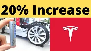 What Panasonic Tesla Batteries' 20% Increase Means for Tesla