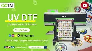 #AIN 3D silicone UV DTF，UV DTF Roll to Roll SolutionsAJ-600E Pro With Soft UV Ink , production mode