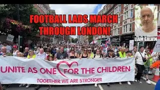 Football Lads March Through London! Top Firms Unite For The Children!