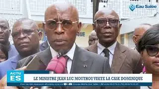 LE MINISTRE JEAN LUC MOUTHOU VISITE LA CASE DOMINIQUE