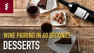 Dessert and wine in 60 seconds!
