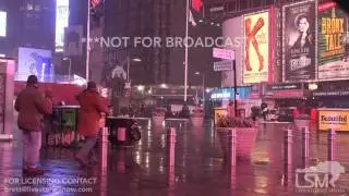 3-14-17-Times Square, New York City, NY Nor'Easter snow