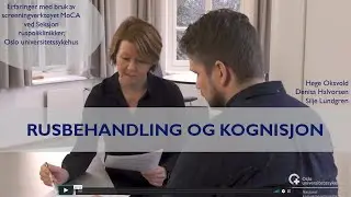 Rusbehandling og kognisjon