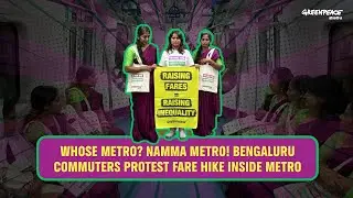 Whose Metro? Namma Metro! Bengaluru Commuters Protest Fare Hike Inside Metro