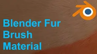 Blender Fur Brush Material