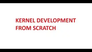 Kernel Development From Scratch - Working on GUI input text areas + components - Part Eight