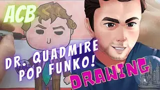Dr  Quadmire Pop Funko / Speed Drawing / Comic Art Book Style!