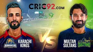 Multan Sultans VS Karachi Kings | Match 19 | Live | Review | PSL 9 2024 | Live | Scorecard