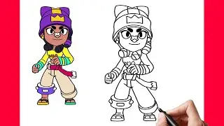 COMO DESENHAR MINA DE BRAWL STARS