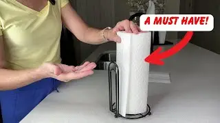Blue Donuts Countertop Paper Towel Holder