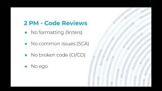 (07) Code Reviews as a Lead Software Developer